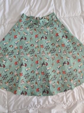 Boutique 1861 Alice-Inspired Mint Green A-Line Skirt